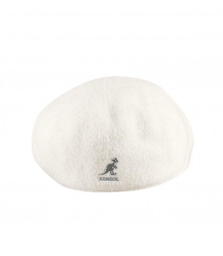 White 504 ivy cap 504 wool white by Kangol